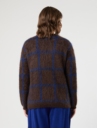 Jacquard mohair-blend sweater - COCOA - Marina Rinaldi - 4