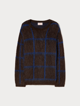 Maglia in misto mohair jacquard - Marina Rinaldi