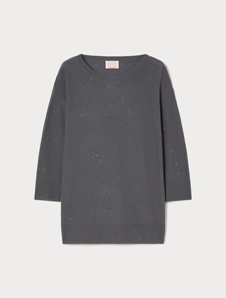 Maglia in filato con micropaillettes - Marina Rinaldi