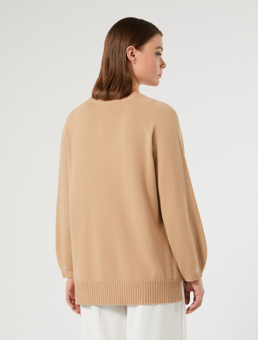 Cashmere-blend sweater - CAMEL - Marina Rinaldi - 4
