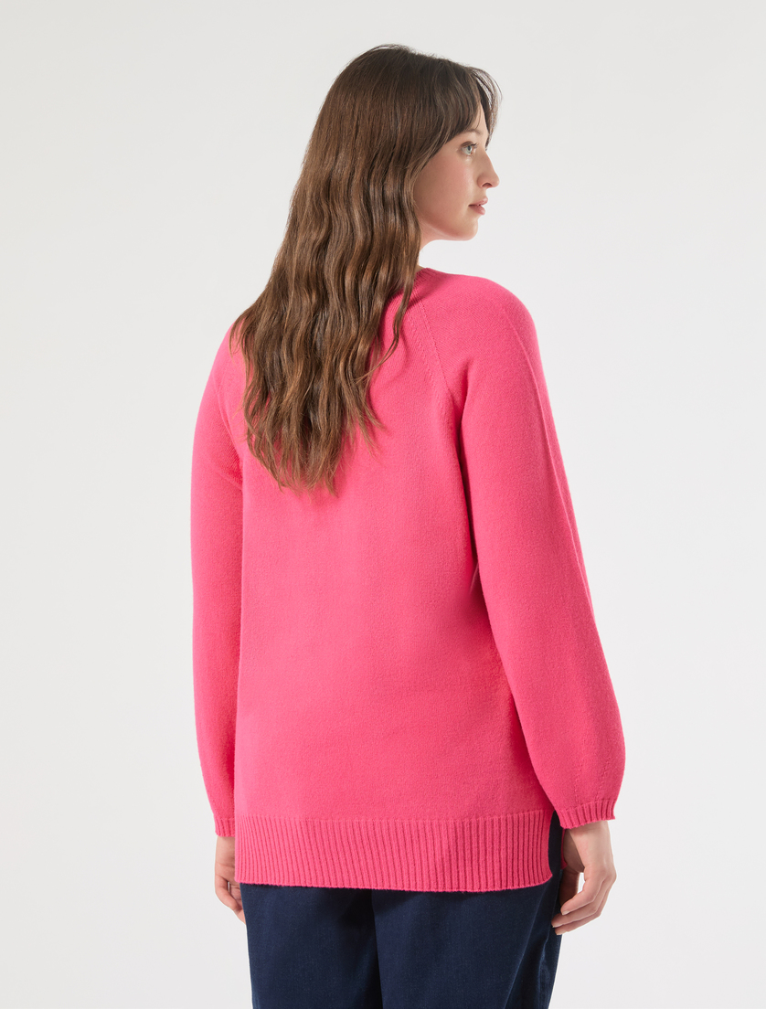 Maglia in misto cachemire - LAMPONE - Marina Rinaldi - 4