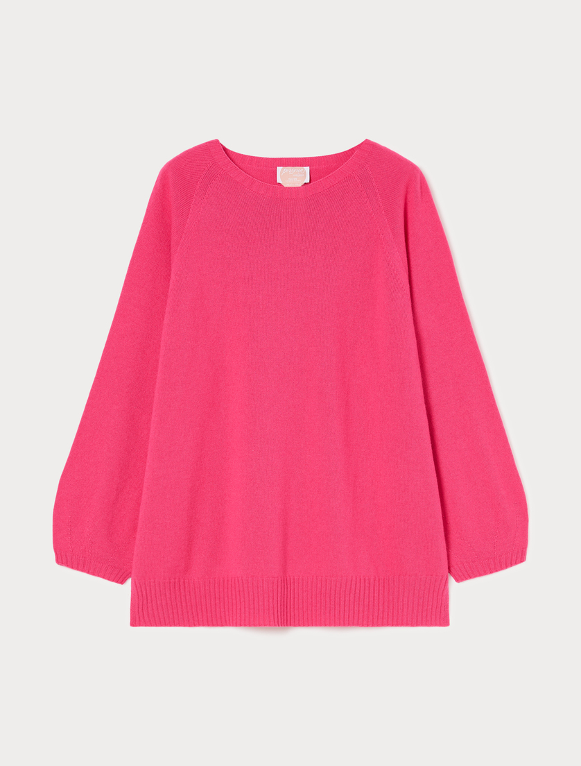 Maglia in misto cachemire - LAMPONE - Marina Rinaldi