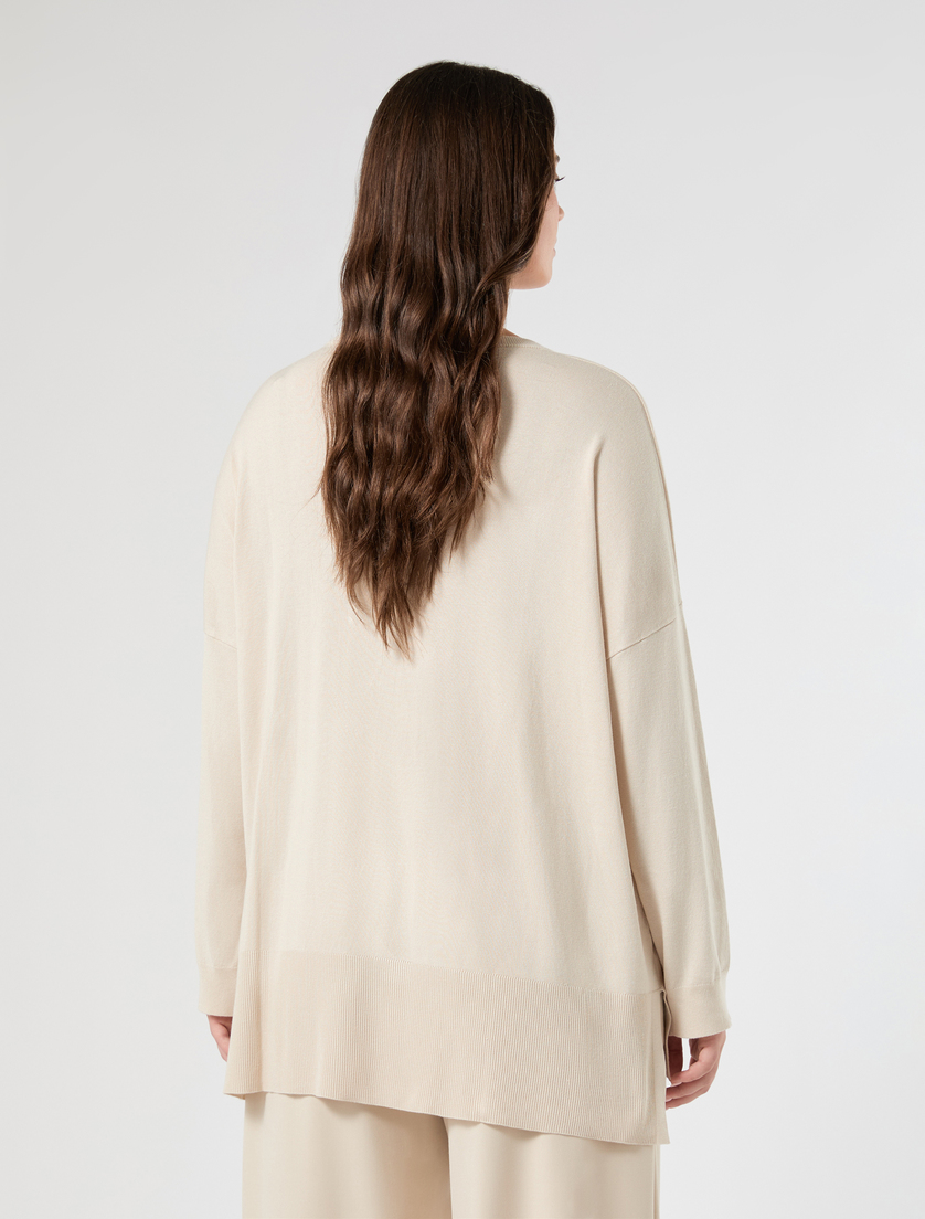 Oversized viscose-blend sweater - ICE - Marina Rinaldi - 4