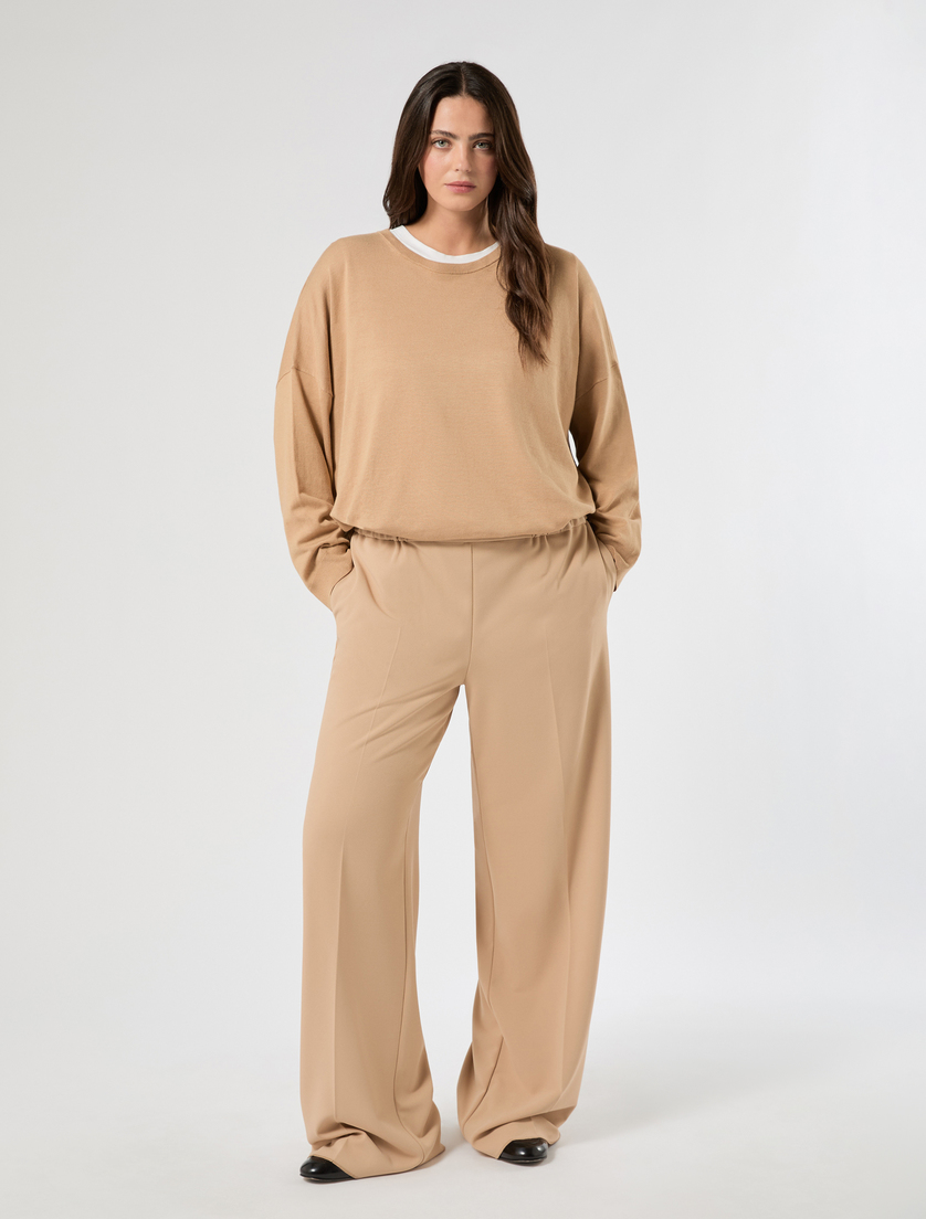 Oversized viscose-blend sweater - CAMEL - Marina Rinaldi - 2