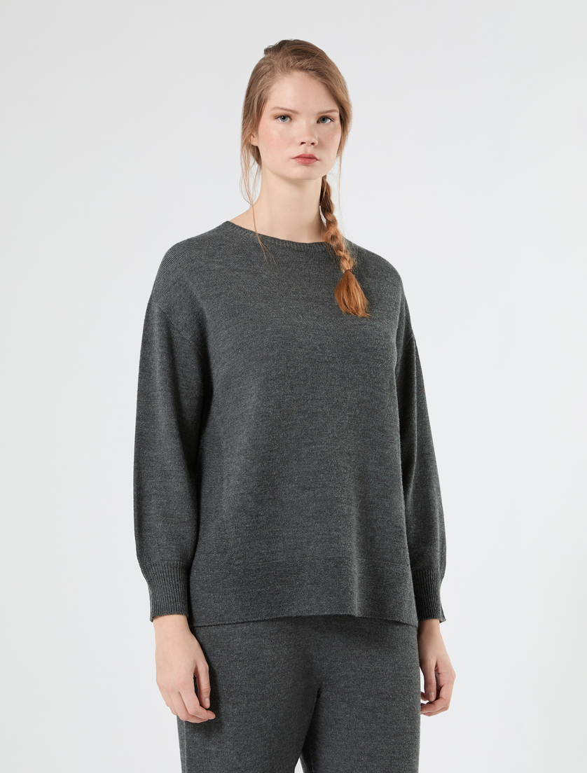 Wool-blend sweater - DARK GREY - Marina Rinaldi - 3