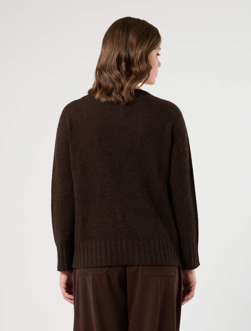 Wool and alpaca sweater - COCOA - Marina Rinaldi - 4