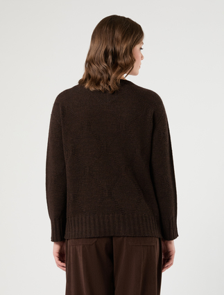 Wool and alpaca sweater - COCOA - Marina Rinaldi - 4