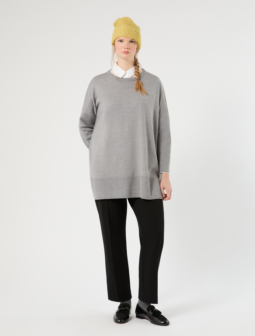 Wool-blend sweater - LIGHT GREY - Marina Rinaldi - 2