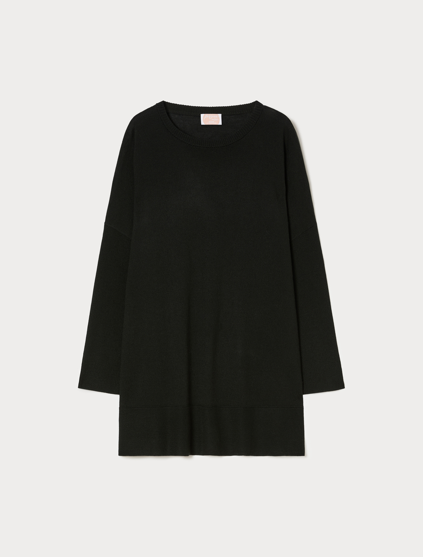 Wool-blend sweater - BLACK - Marina Rinaldi