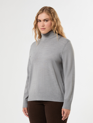 Maglia in misto lana - GRIGIO CHIARO - Marina Rinaldi - 3