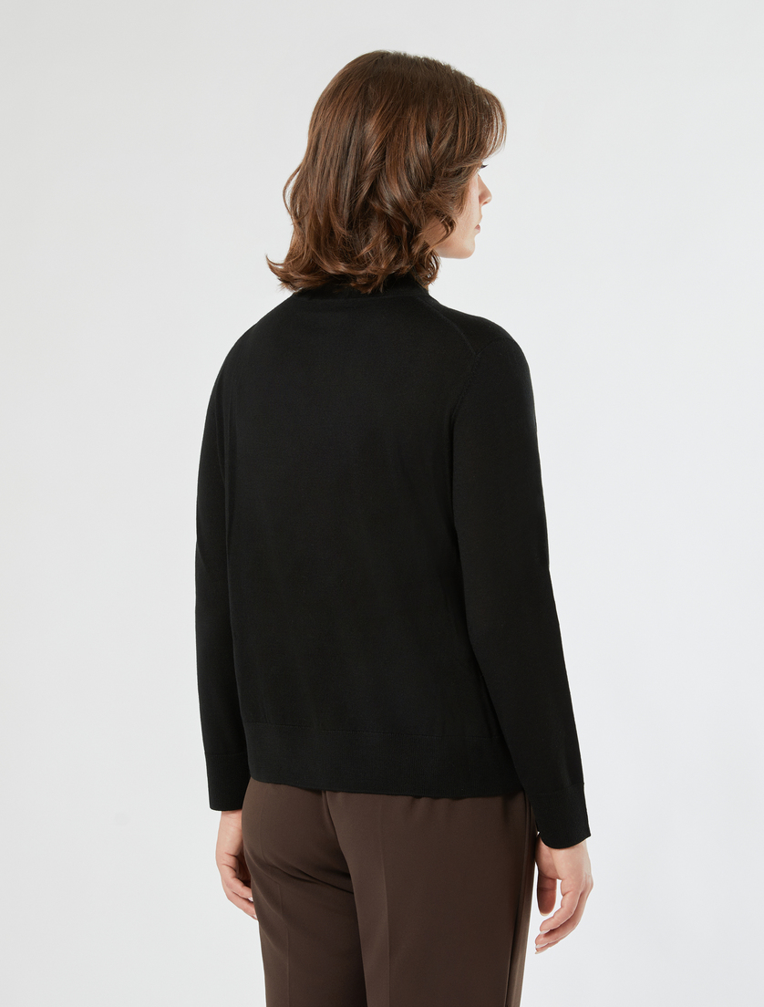 Wool-blend sweater - BLACK - Marina Rinaldi - 4