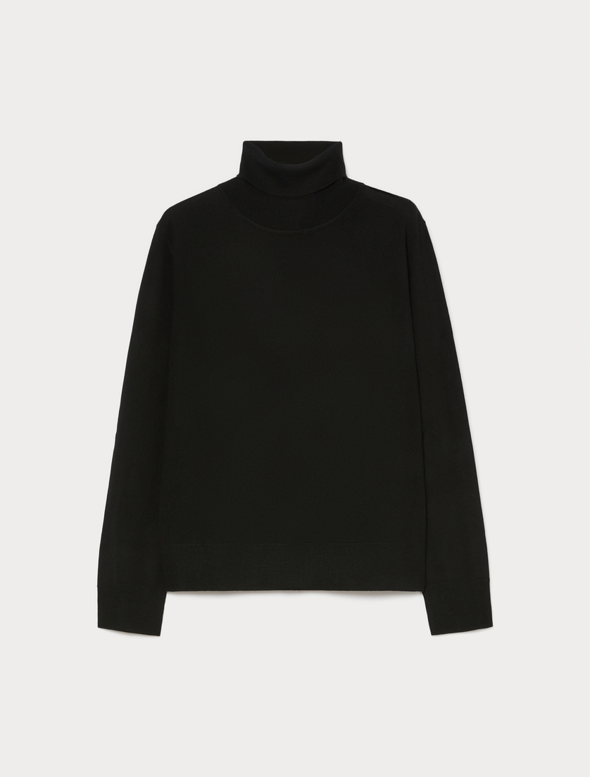 Wool-blend sweater - BLACK - Marina Rinaldi