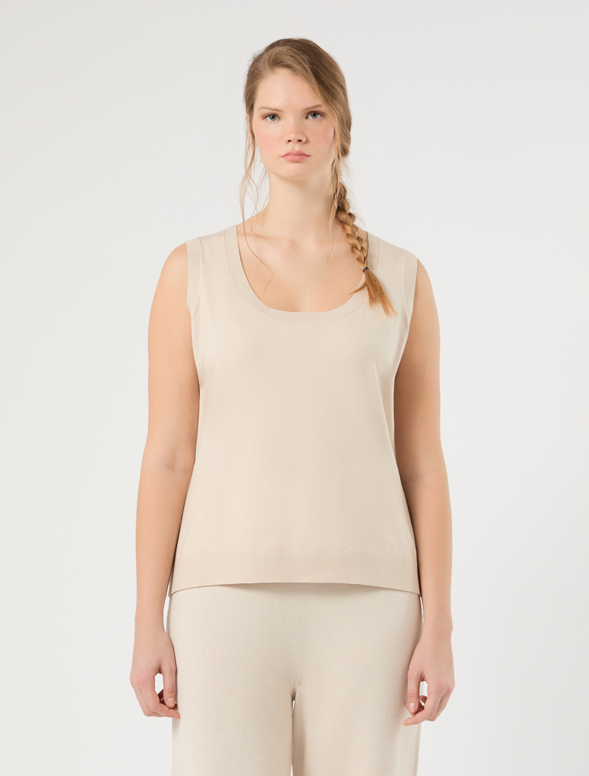 Viscose cardigan and vest top - ALBINO - Marina Rinaldi - 5