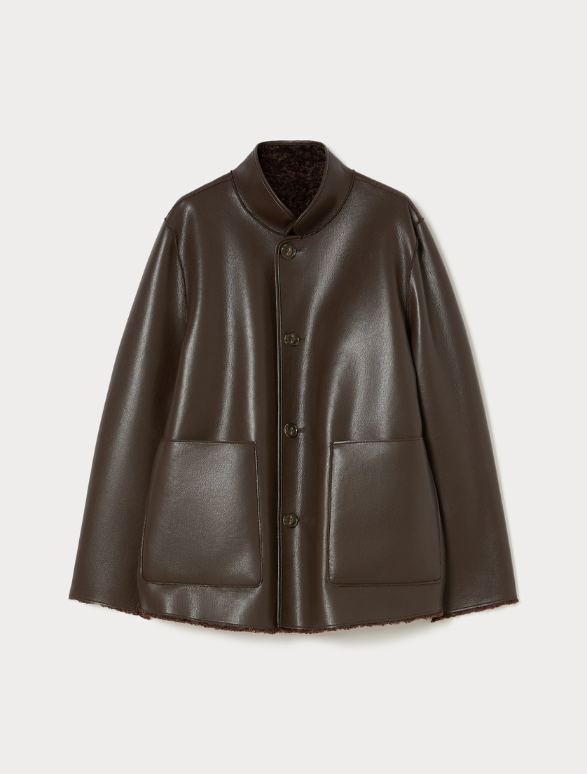 Reversible heavy jacket - COCOA - Marina Rinaldi