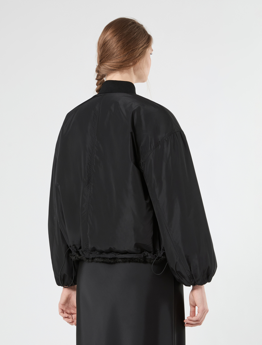 Reversible bomber jacket - BLACK - Marina Rinaldi - 4