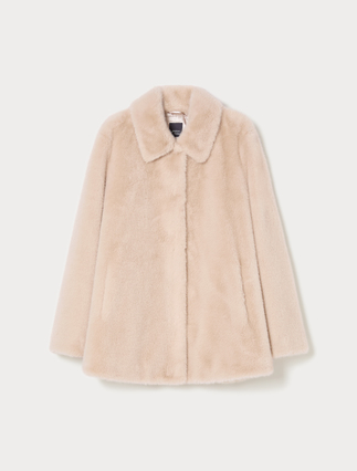 Fluffy-textured heavy jacket - ALBINO - Marina Rinaldi - 1