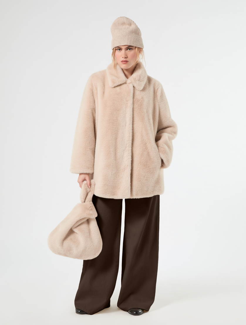Fluffy-textured heavy jacket - ALBINO - Marina Rinaldi - 2