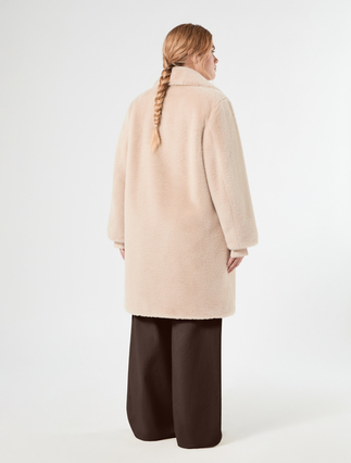 Fluffy-textured coat - ALBINO - Marina Rinaldi - 4
