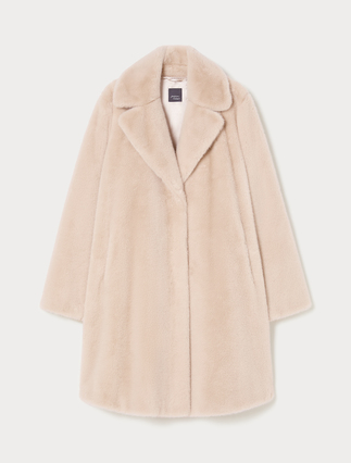 Fluffy-textured coat - ALBINO - Marina Rinaldi - 1