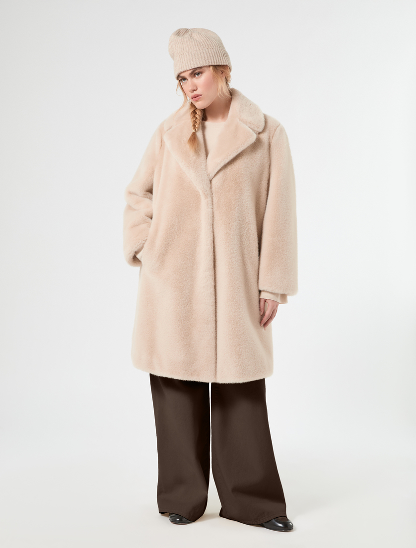Fluffy-textured coat - ALBINO - Marina Rinaldi - 2