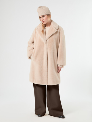 Fluffy-textured coat - ALBINO - Marina Rinaldi - 2