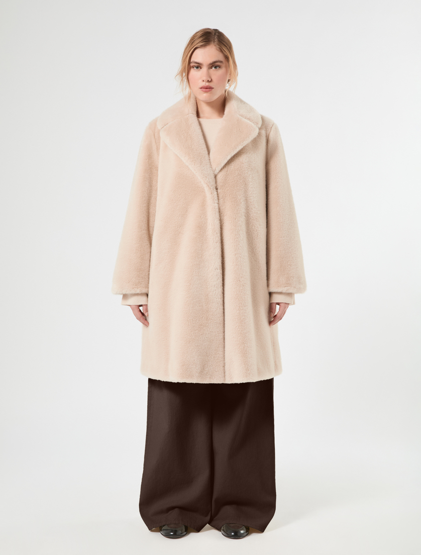 Fluffy-textured coat - ALBINO - Marina Rinaldi - 3