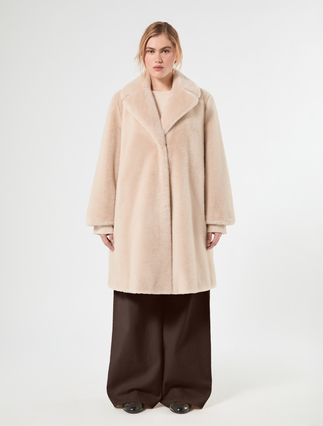 Fluffy-textured coat - ALBINO - Marina Rinaldi - 3