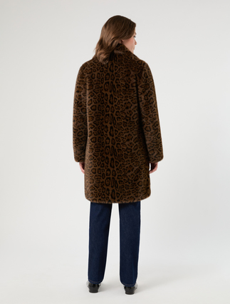 Fluffy-textured coat - COCOA - Marina Rinaldi - 4