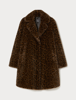 Fluffy-textured coat - COCOA - Marina Rinaldi - 1