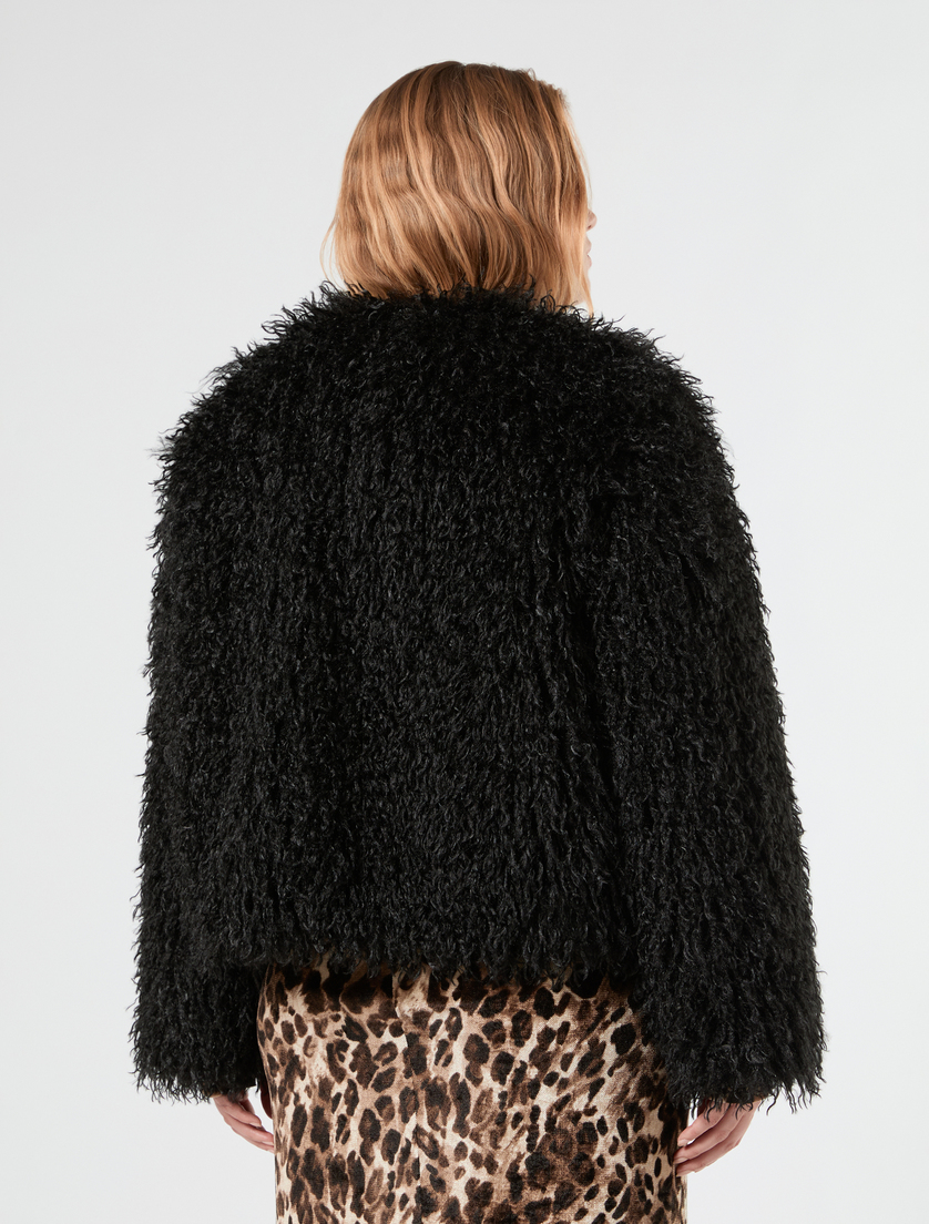 Jersey heavy jacket - BLACK - Marina Rinaldi - 4