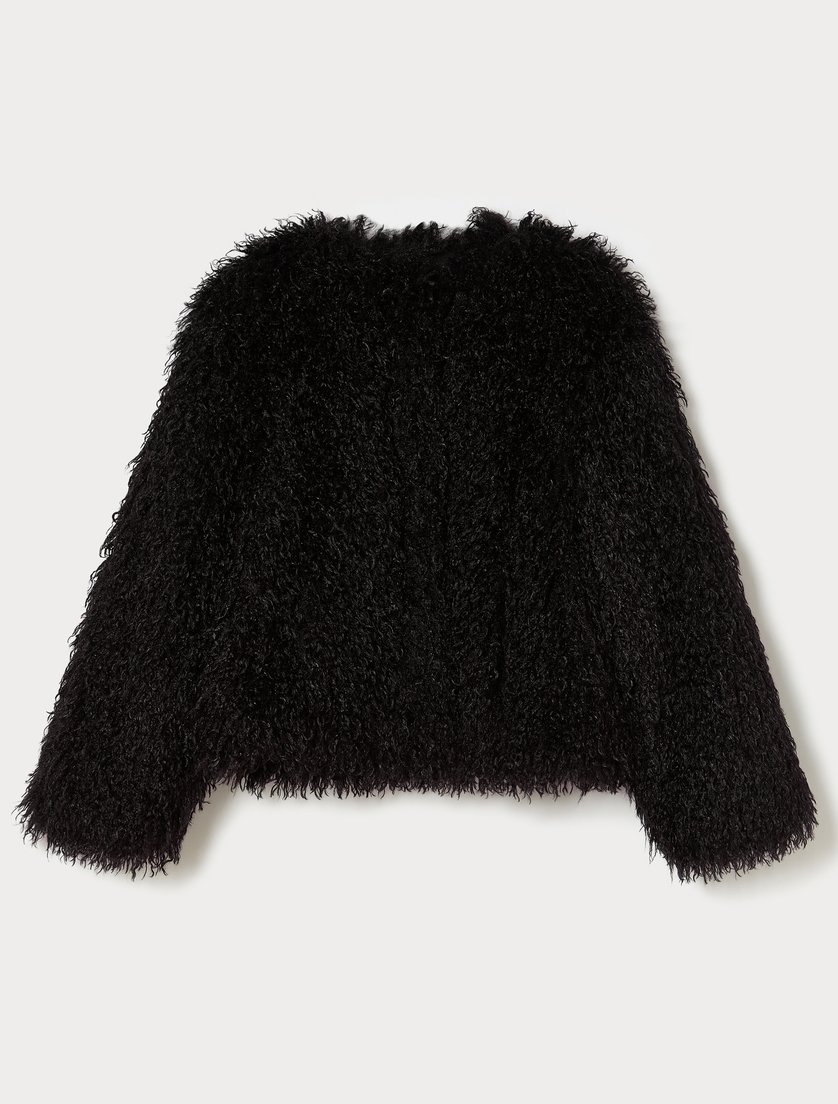 Jersey heavy jacket - BLACK - Marina Rinaldi