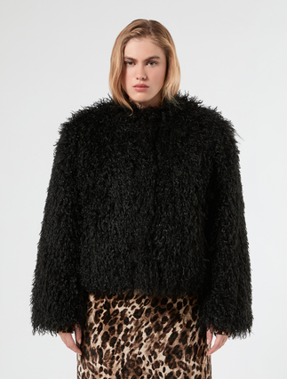 Jersey heavy jacket - BLACK - Marina Rinaldi - 3