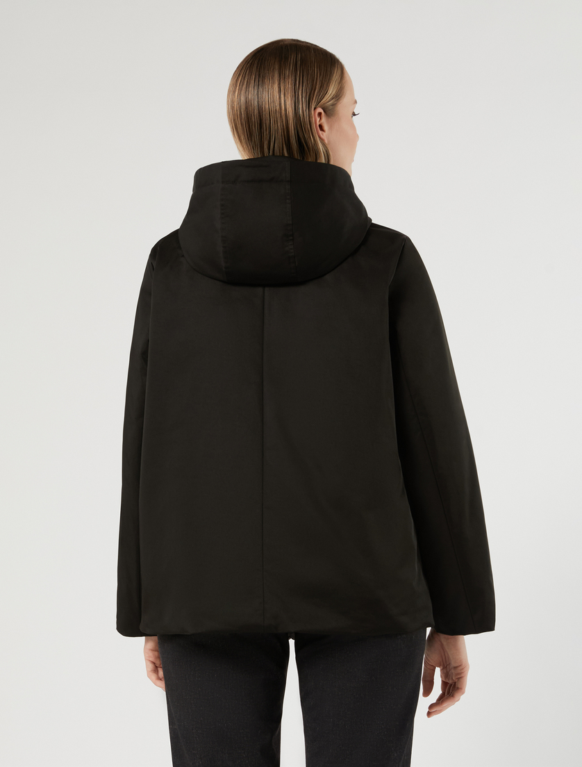 Water-repellent twill padded jacket - BLACK - Marina Rinaldi - 4