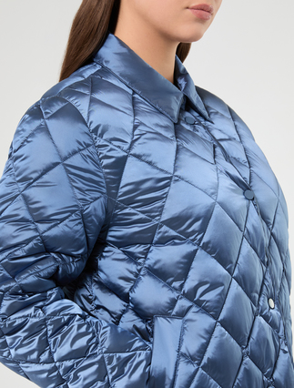 Iridescent nylon canvas padded jacket - AVIO - Marina Rinaldi - 5