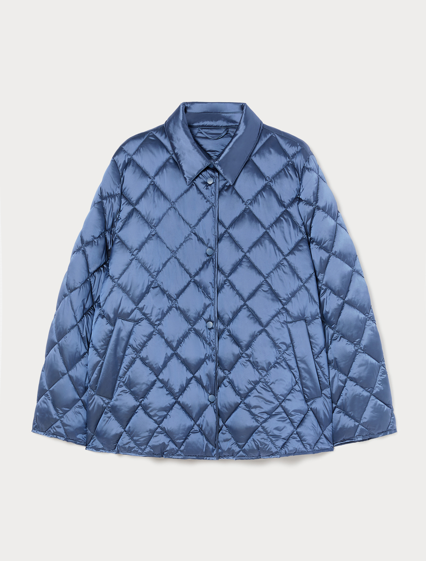 Iridescent nylon canvas padded jacket - AVIO - Marina Rinaldi