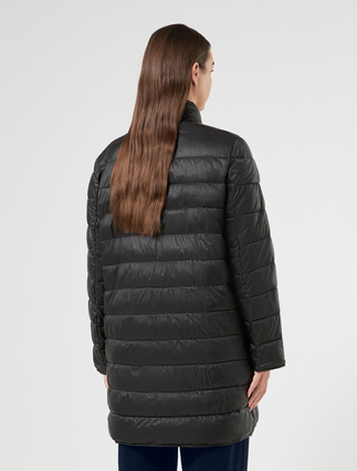 Imbottito in tela di nylon antigoccia - NERO - Marina Rinaldi - 4