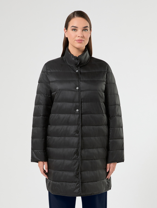 Imbottito in tela di nylon antigoccia - NERO - Marina Rinaldi - 3