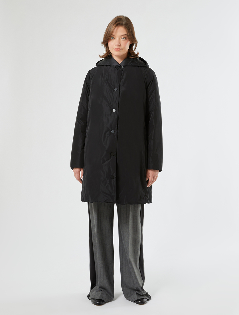 Reversible padded jacket - BLACK - Marina Rinaldi - 3