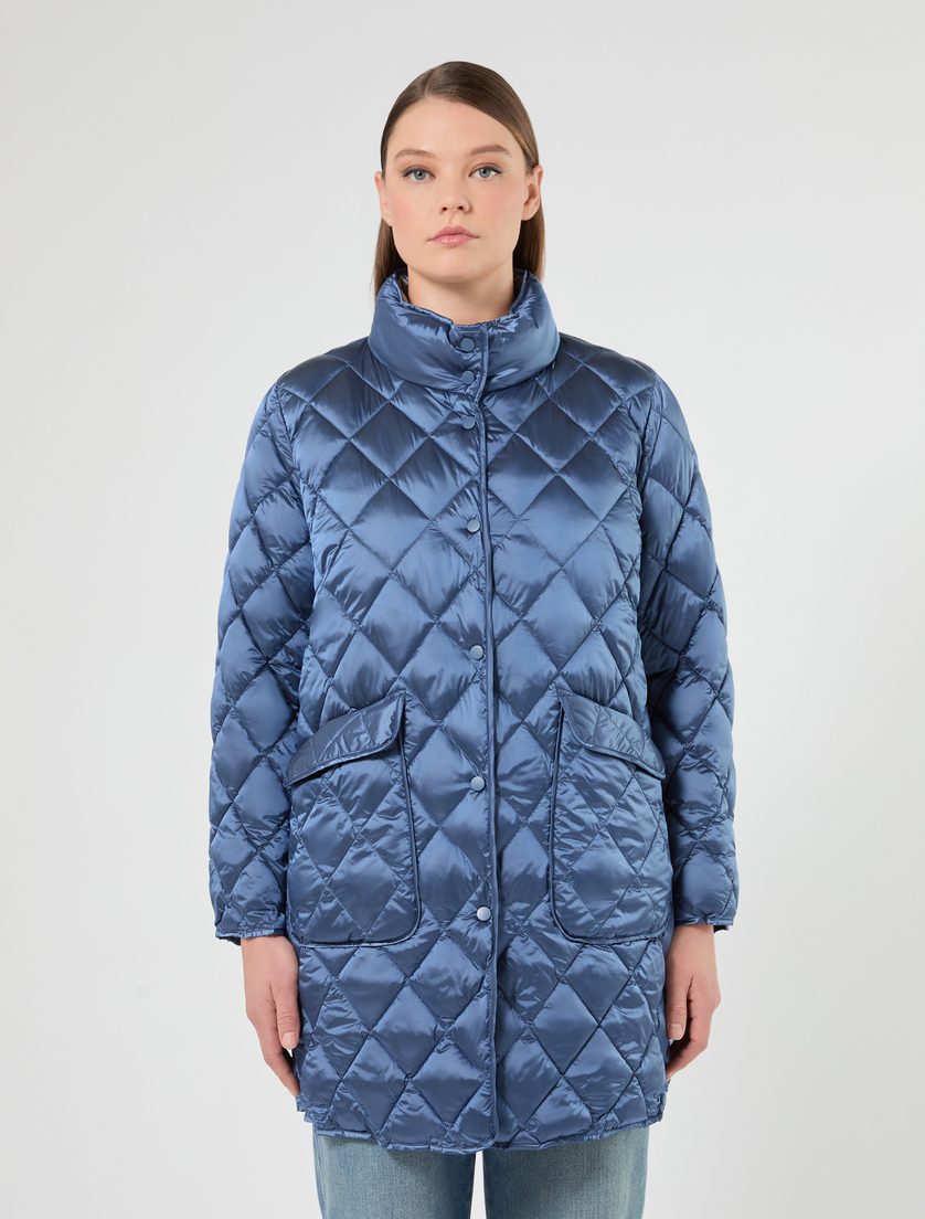 Iridescent nylon canvas padded jacket - AVIO - Marina Rinaldi - 3