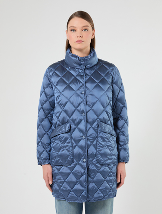 Iridescent nylon canvas padded jacket - AVIO - Marina Rinaldi - 3