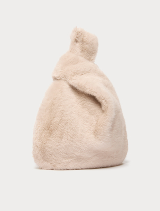 Fluffy-textured bag - ALBINO - Marina Rinaldi - 2