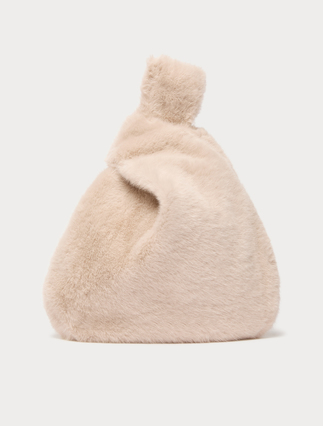 Fluffy-textured bag - Marina Rinaldi
