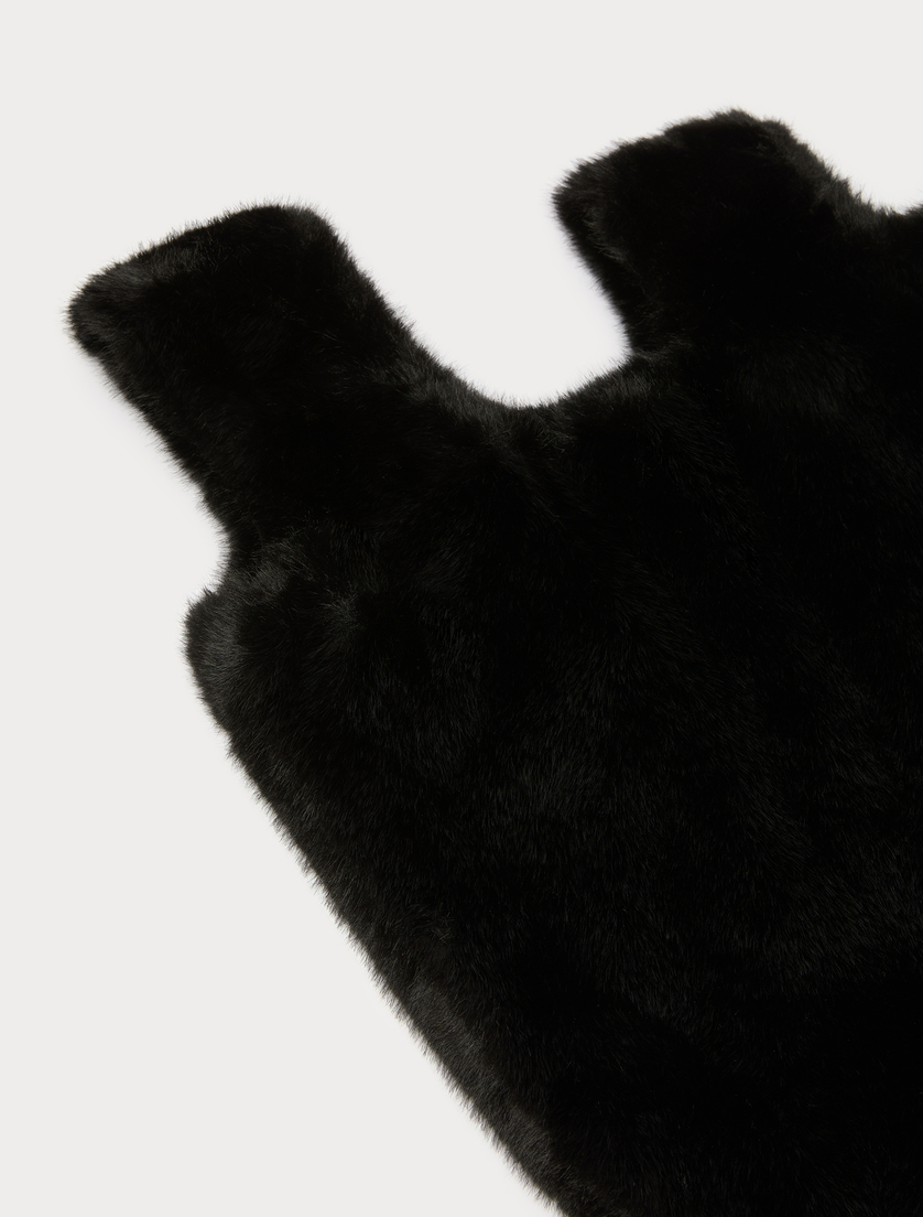 Fluffy-textured bag - BLACK - Marina Rinaldi - 3