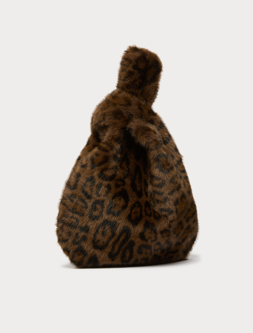 Fluffy-textured bag - COCOA - Marina Rinaldi - 2