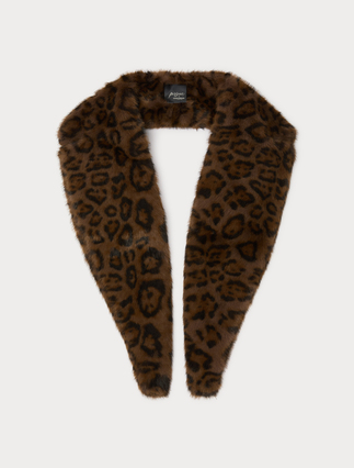 Fluffy-textured collar - Marina Rinaldi