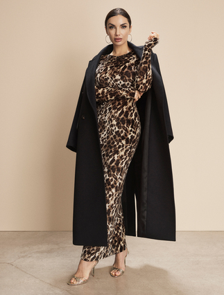 Printed tulle dress - COCOA