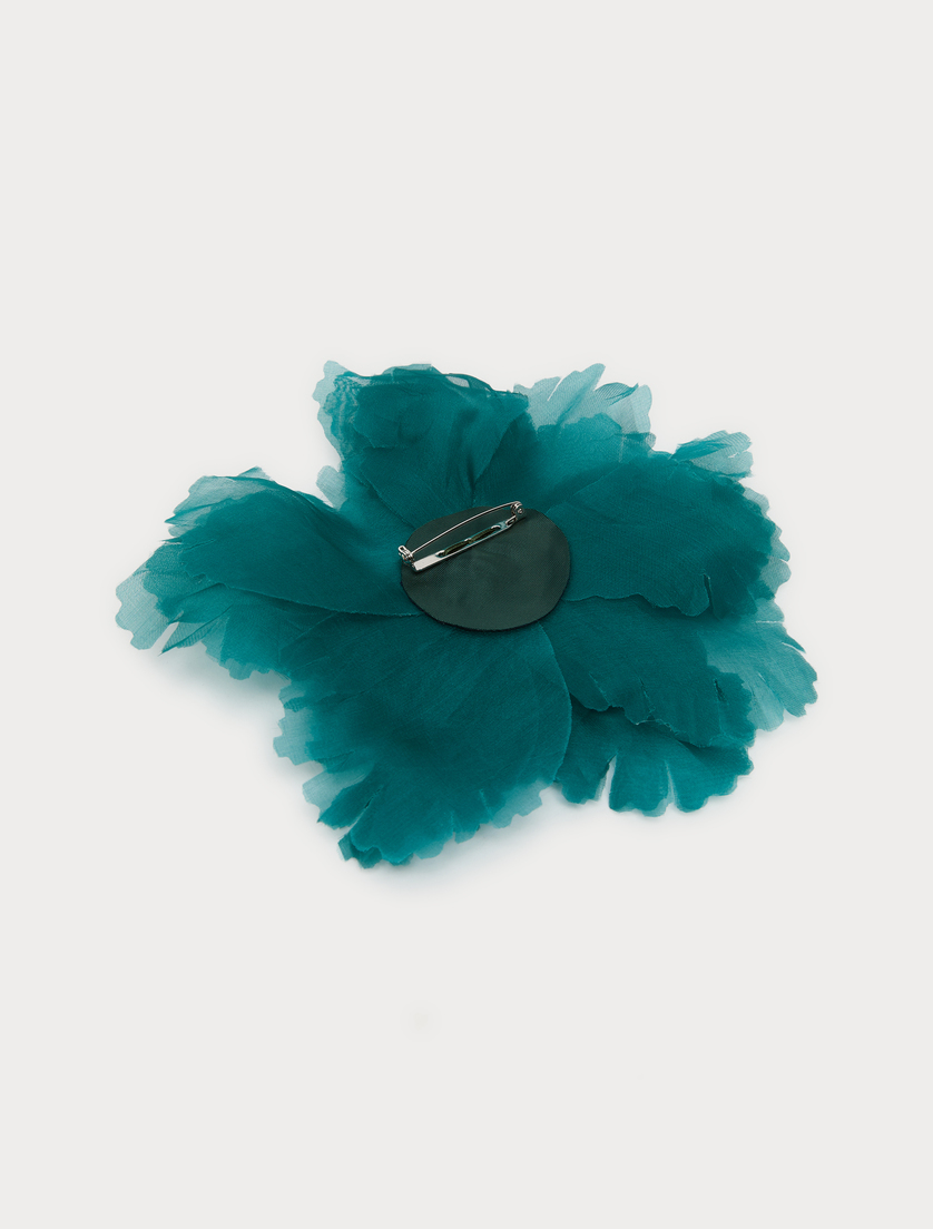 Silk organza flower brooch - OIL - Marina Rinaldi - 3