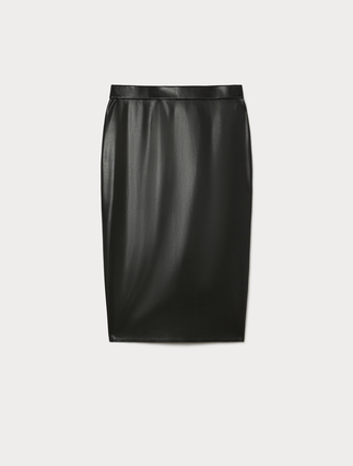 Coated jersey pencil skirt - Marina Rinaldi