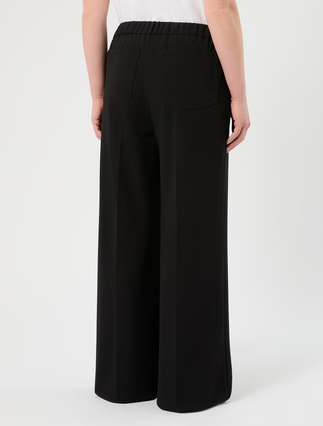 Pantaloni in jersey scuba - NERO - Marina Rinaldi - 4