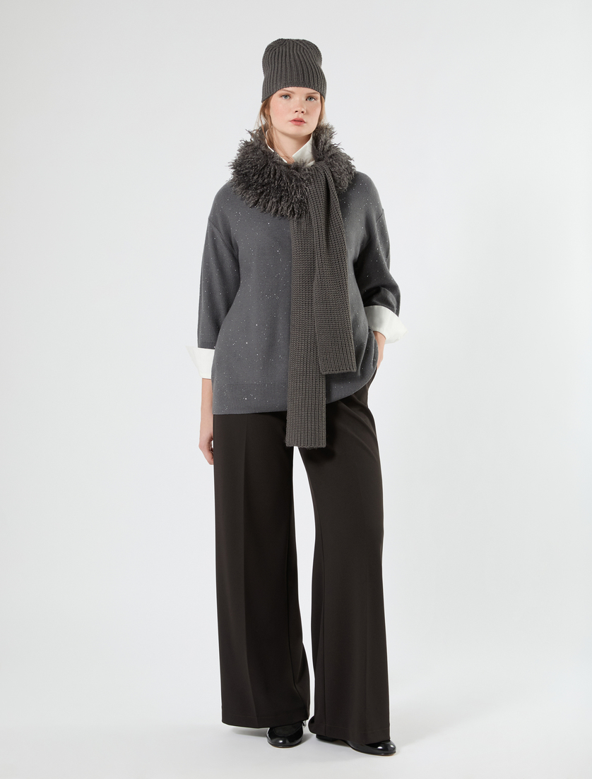Scuba jersey trousers - Marina Rinaldi